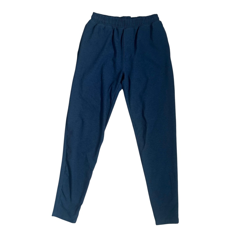Beyond Yoga Mens Navy Blue Spacedye Slim Jogger Sweatpants Small Athleisure